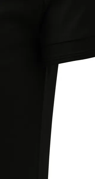 Męska luźna koszulka polo - Krój z bocznymi szwami