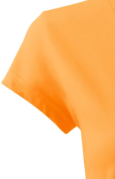 Modna koszulka damska - Bardzo krótkie rękawy