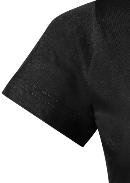 Prosta koszulka damska - Klasyczne krótkie rękawy