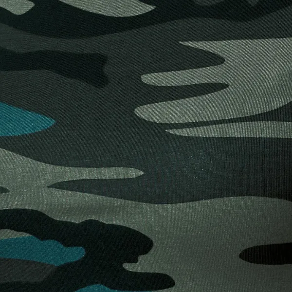 Damska koszulka w kamuflażu - 100% bawełny dla maksymalnego komfortu