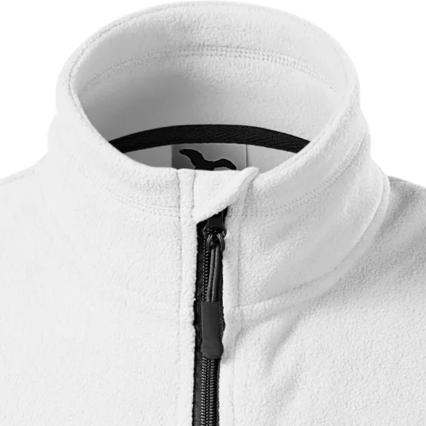 Kontrastowa kamizelka z polaru - Zapięcie na zamek błyskawiczny aż do brody