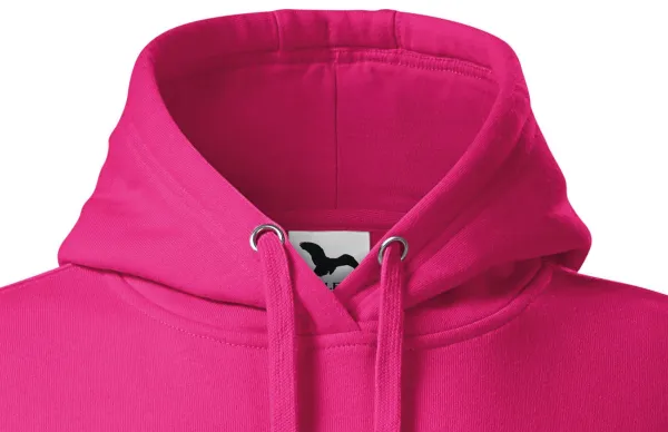 Damska bluza z kapturem bez zamka - Kaptur ze ściągaczami