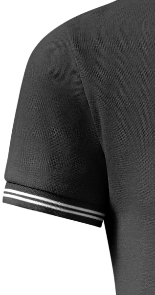 Męska koszulka polo w kontrastowym kolorze - Klasyczne krótkie rękawy