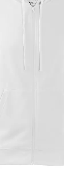 Bluza męska z kapturem - Zamek błyskawiczny w kolorze bluzy