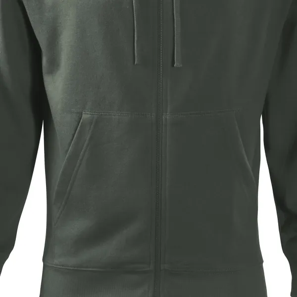 Bluza męska z kapturem - Luźny krój ze szwami bocznymi