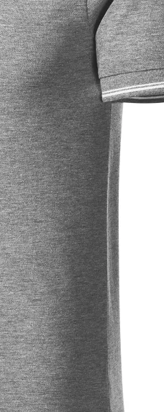 Męska koszulka polo z kontrastowymi detalami - Krój z bocznymi szwami