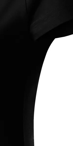 Prosta koszulka damska - Krój z bocznymi szwami