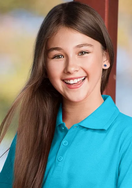 Koszulka polo dla dzieci - Zapięcie na 3 guziki