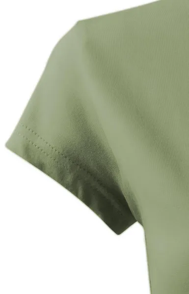 Modna koszulka damska - Bardzo krótkie rękawy