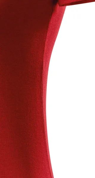 Damska koszulka polo slim fit - Krój z bocznymi szwami