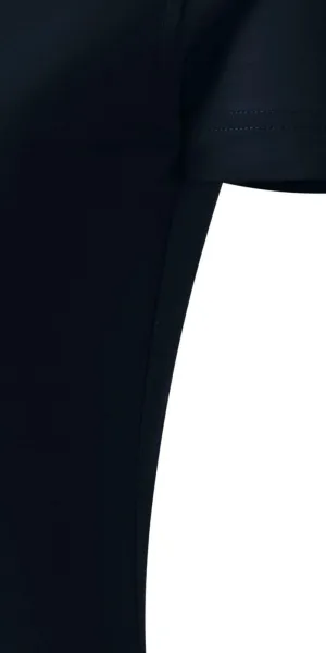 Damska elegancka merceryzowana koszulka polo - Krój z bocznymi szwami