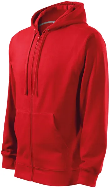Bluza męska z kapturem - Męska bluza z kapturem zapinana na zamek