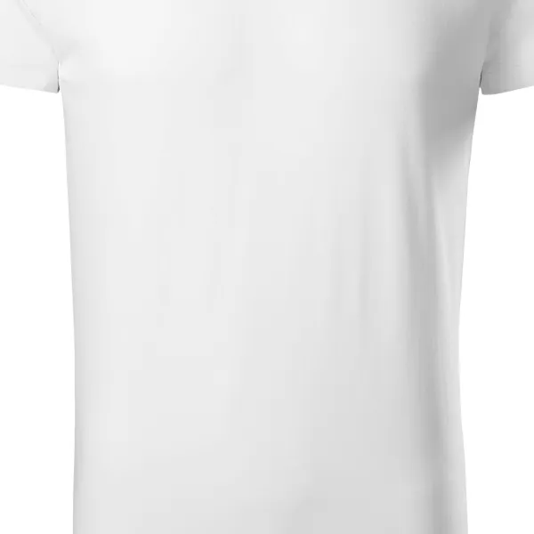 Ekskluzywna koszulka męska - Łagodnie zwężane cięcie