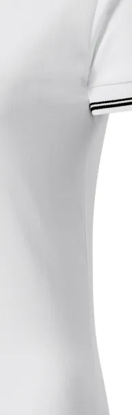 Damska koszulka polo z krótkim rękawem - Krój z bocznymi szwami