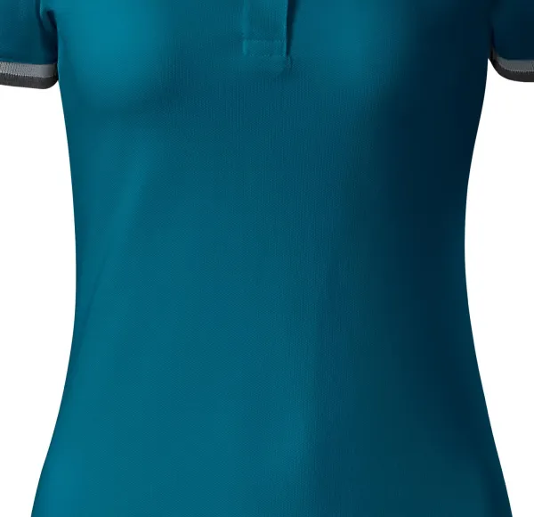 Sukienka damska z kołnierzem do góry - Delikatnie zwężane cięcie