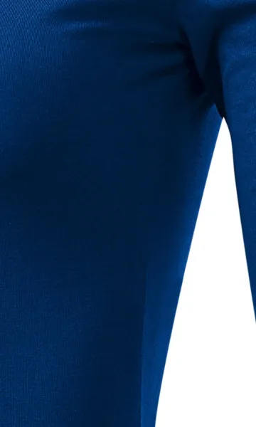 Koszulka damska z długim rękawem - Krój z bocznymi szwami