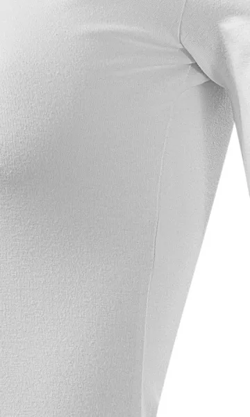 Koszulka damska z długim rękawem - Krój z bocznymi szwami