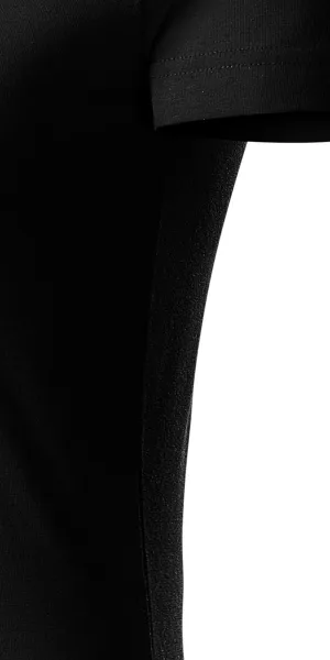 T-shirt damski z bawełny organicznej - Krój z bocznymi szwami