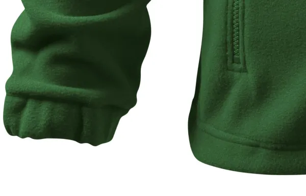 Męska kurtka polarowa - Długie rękawy z elastycznymi mankietami