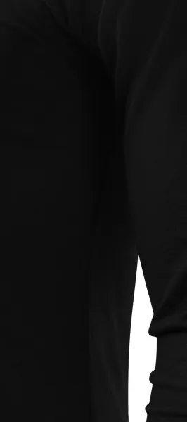 Męska koszulka z długim rękawem - Krój z bocznymi szwami