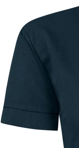 Damska dopasowana koszulka polo - Klasyczne krótkie rękawy