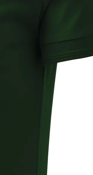 Męska luźna koszulka polo - Krój z bocznymi szwami