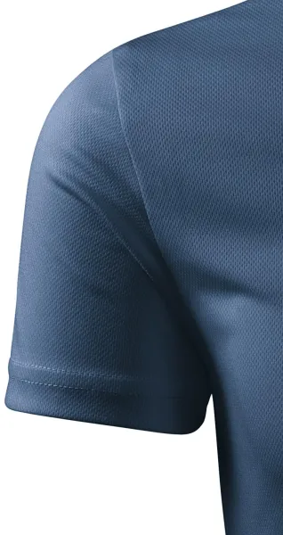 T-shirt z asymetrycznym dekoltem - Klasyczne krótkie rękawy