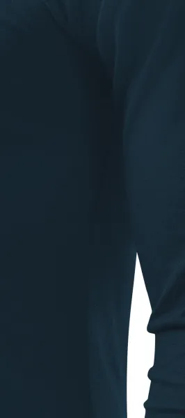 Męska koszulka z długim rękawem - Krój z bocznymi szwami