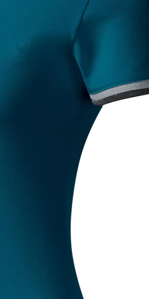 Sukienka damska z kołnierzem do góry - Krój z bocznymi szwami