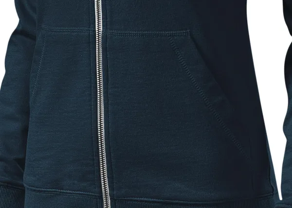 Kontrastowa bluza damska z kapturem - Kieszenie w stylu kangura