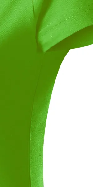 Prosta koszulka damska - Krój z bocznymi szwami