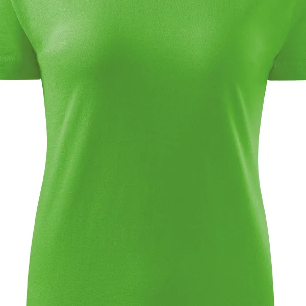 Klasyczna koszulka damska - Łagodnie zwężane cięcie